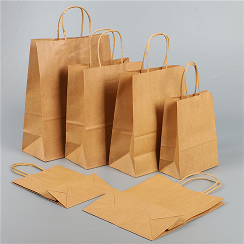 PAPER BAG AVANA 32X22X27CM 200PZ棕色打包纸袋L